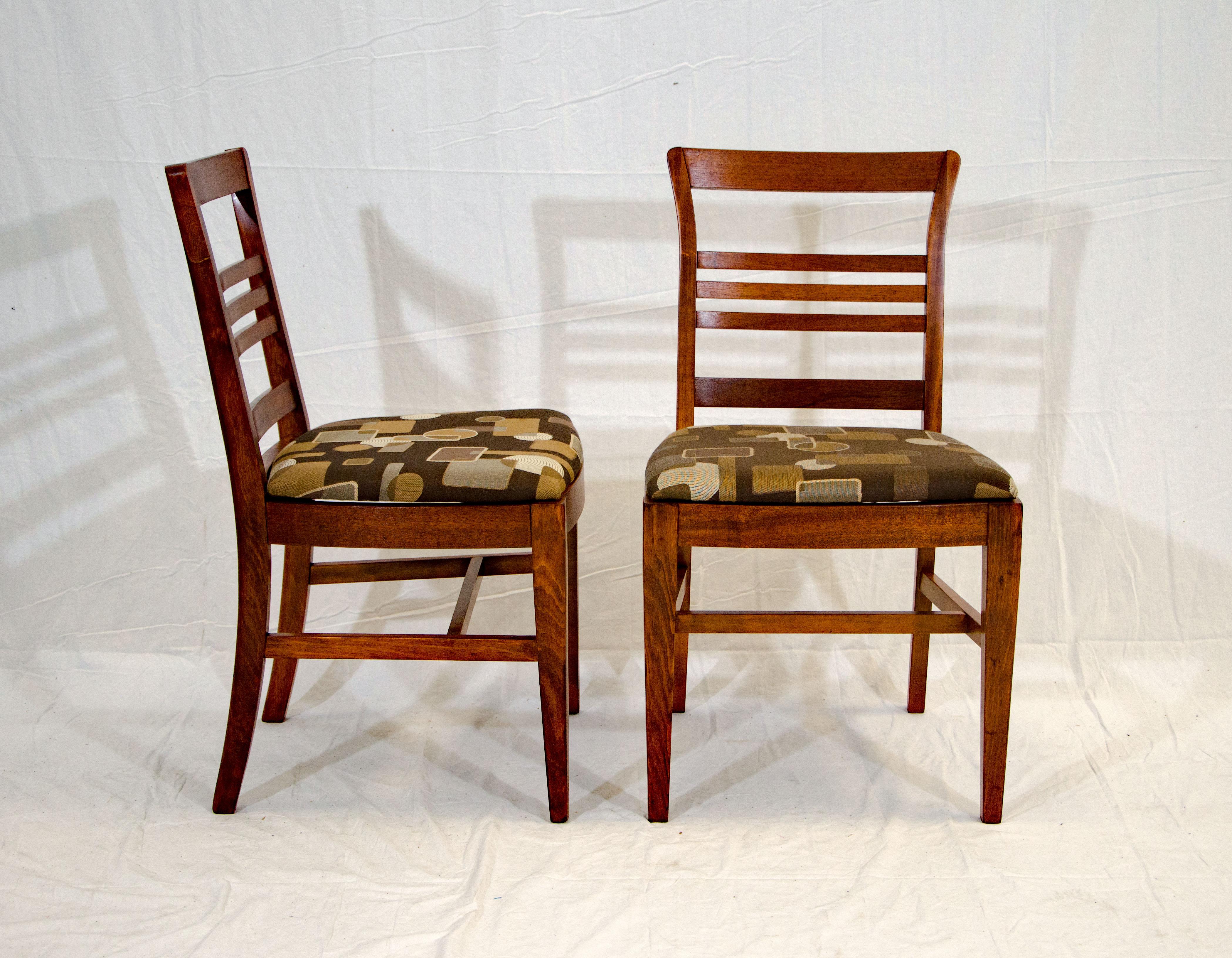 Set of Six Vintage Mahogany Dining Chairs 4