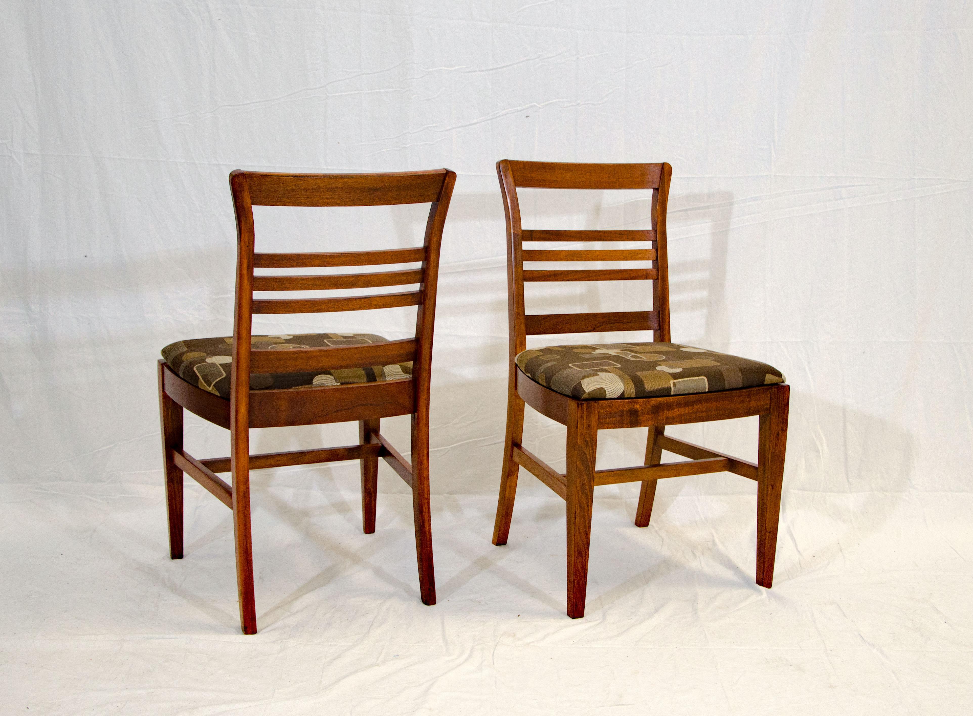 Set of Six Vintage Mahogany Dining Chairs 5