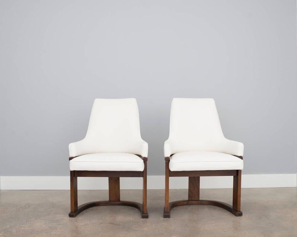 American Set of Six Vintage Mid-Century Modern Brutalist Dining Chairs For Sale