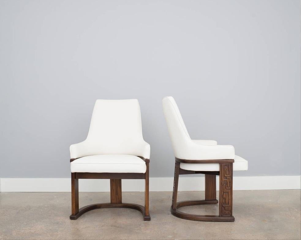 Set of Six Vintage Mid-Century Modern Brutalist Dining Chairs In Good Condition For Sale In Dallas, TX