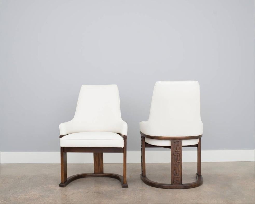 20th Century Set of Six Vintage Mid-Century Modern Brutalist Dining Chairs For Sale
