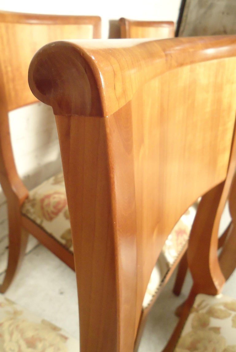 Set of Six Vintage Modern Dining Chairs For Sale 1