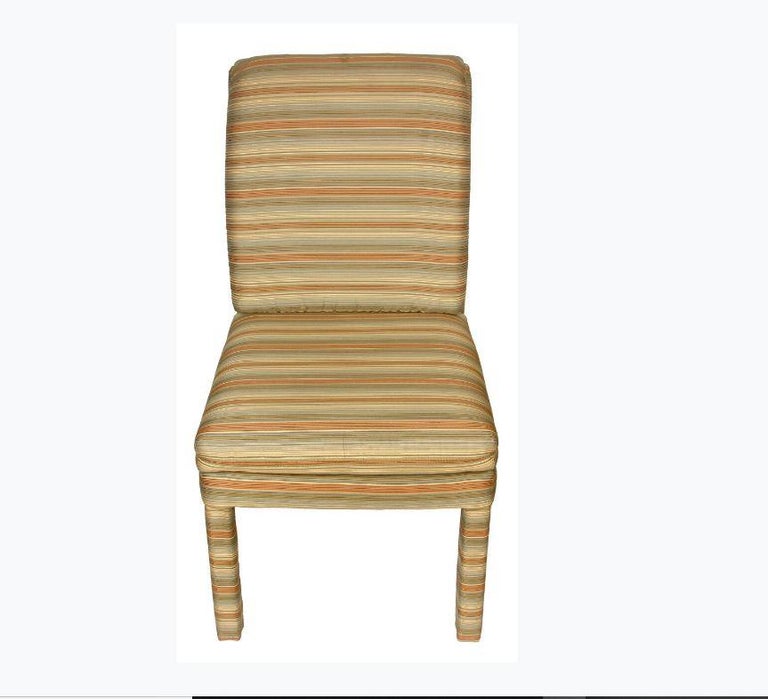 Set of Six Vintage Parsons Chairs, circa 1970 For Sale at 1stDibs