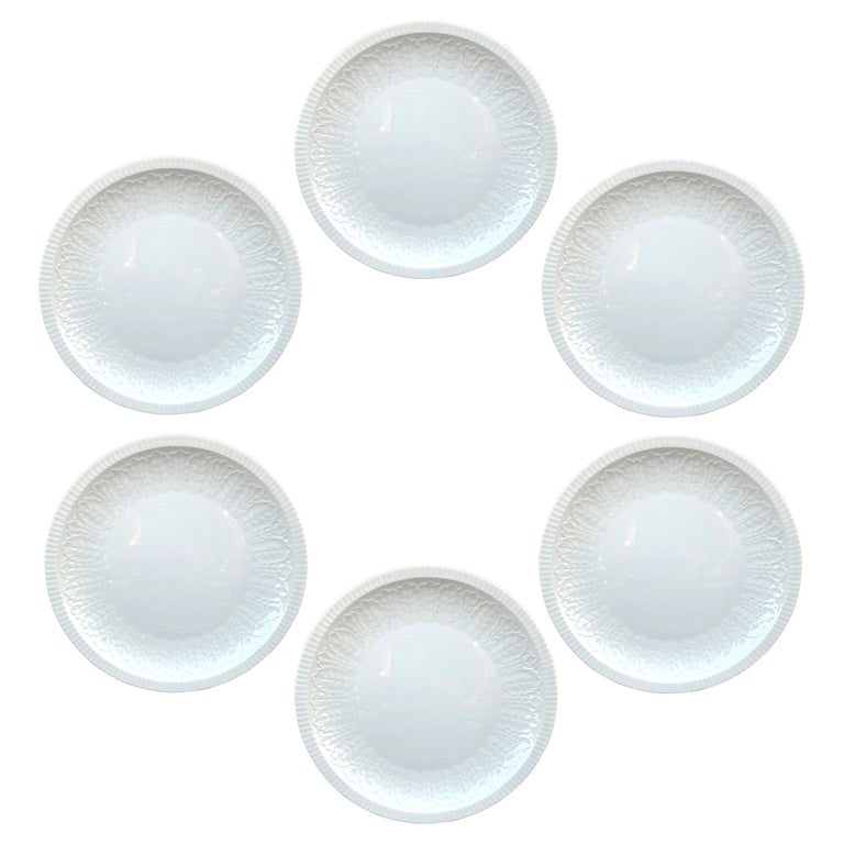 Set of Six Vintage Spanish Dessert Plates at 1stDibs