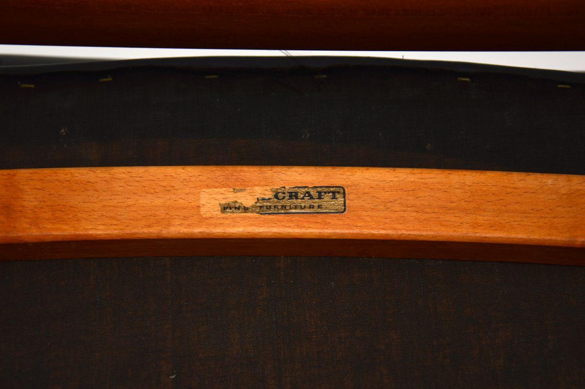 Set di sei sedie da pranzo in teak vintage di Dalescraft in vendita 4