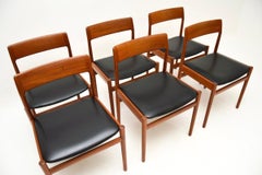 Set of Six Vintage Teak Dining Chairs by Dalescraft