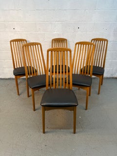 Sechser-Set Vintage-Esszimmerstühle aus Teakholz von Svegards Markaryd aus Schweden