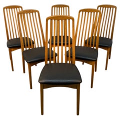Sechser-Set Vintage-Esszimmerstühle aus Teakholz von Svegards Markaryd aus Schweden