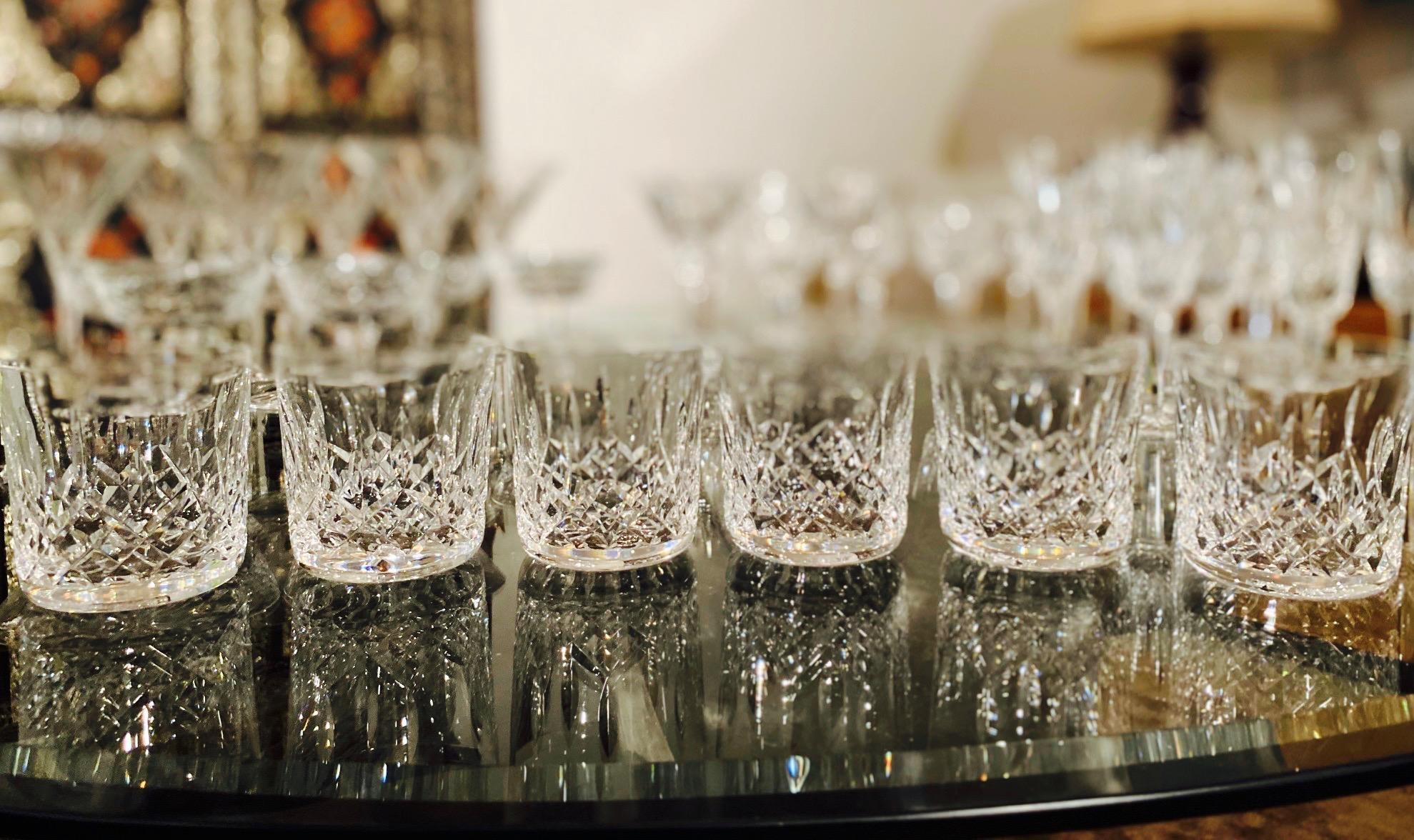 Set of Six Vintage Waterford Crystal Old Fashioned Glasses, Germany, circa 1995 2