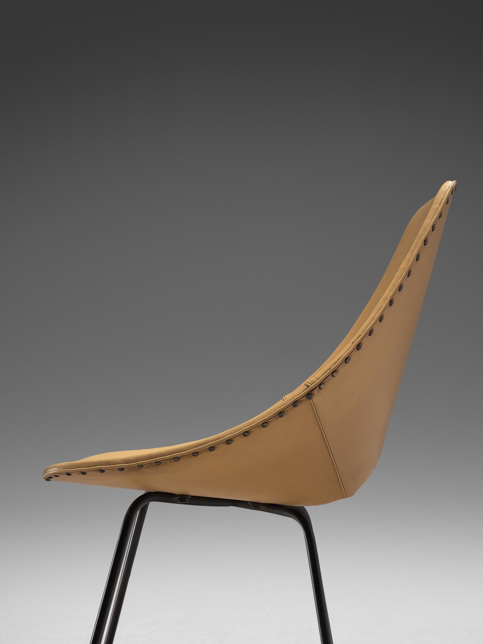Mid-20th Century Set of Six Vittorio Nobili Dining Chairs