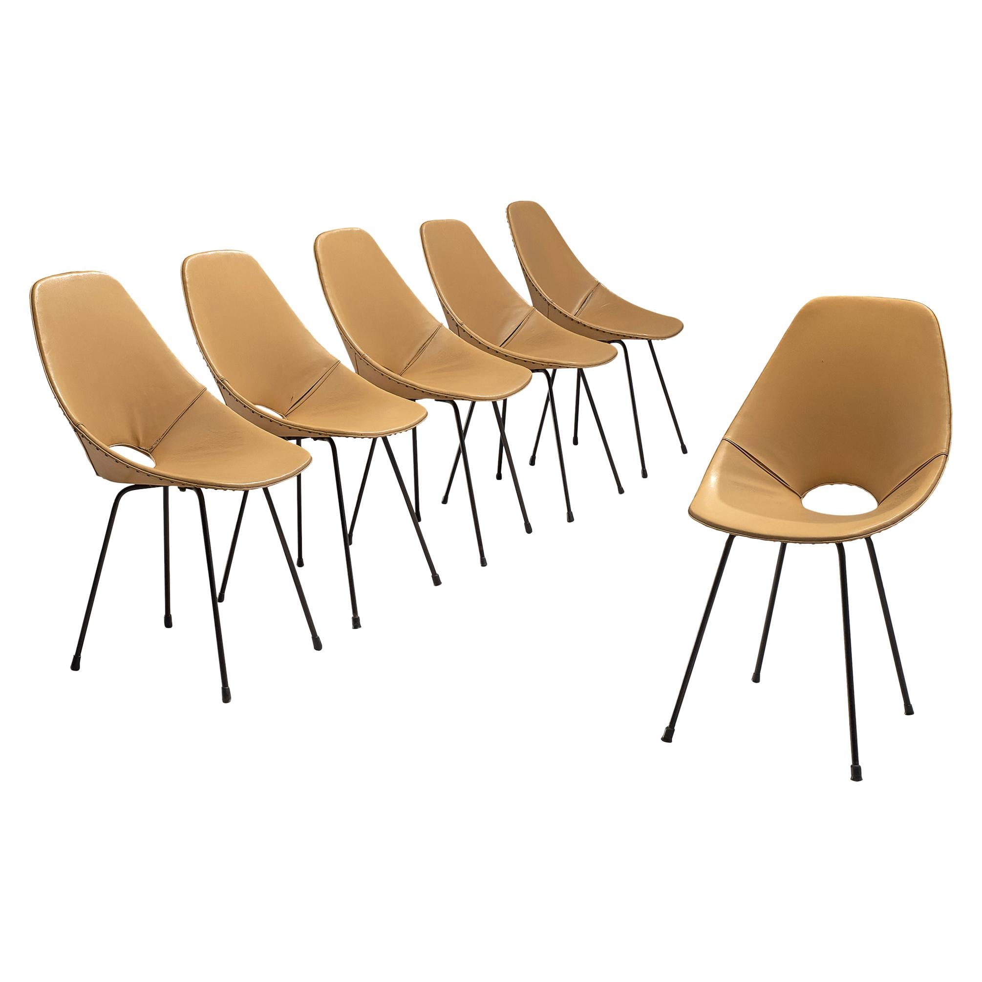 Set of Six Vittorio Nobili Dining Chairs