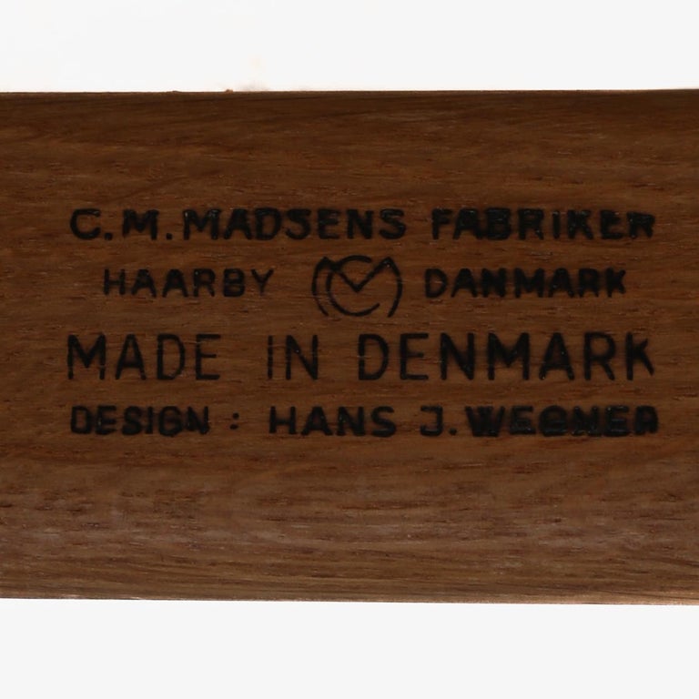 Set of Six W2 Diningchairs by Hans J Wegner For Sale at 1stDibs