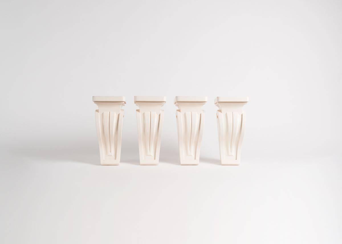 Mid-Century Modern Set of Six Wall-Mounted Pedestals, Tommi Parzinger, United States, 1956