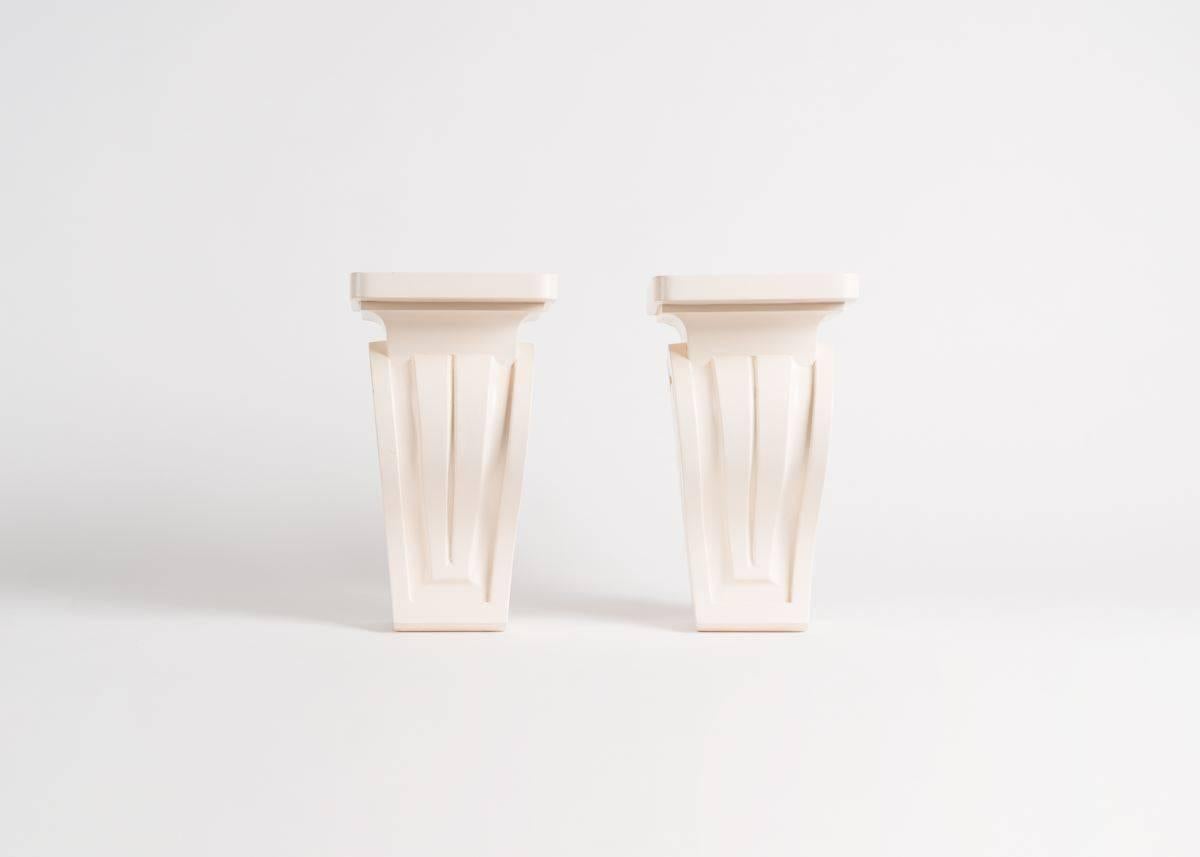Mid-20th Century Set of Six Wall-Mounted Pedestals, Tommi Parzinger, United States, 1956