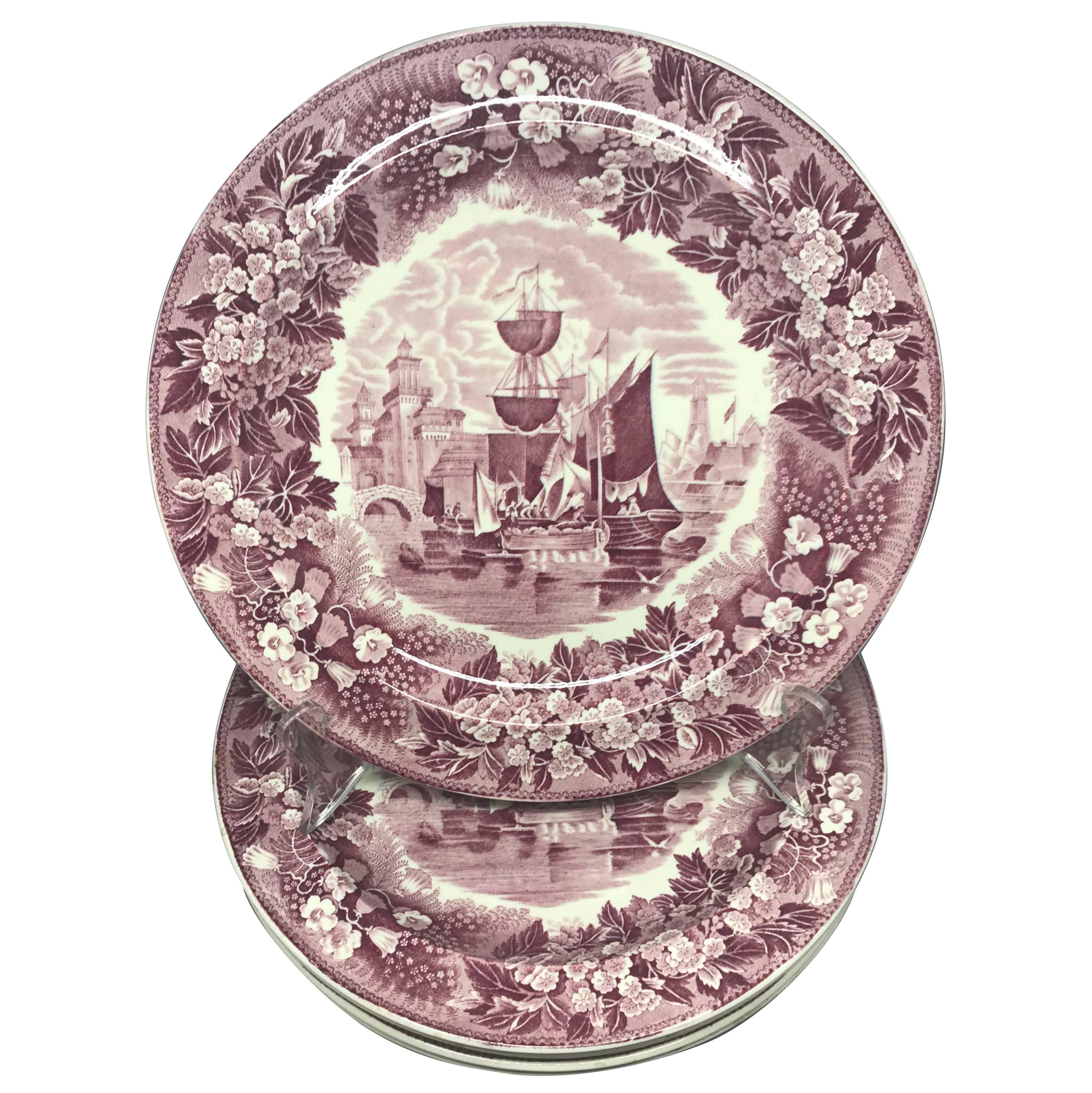 Set of Six Wedgwood Ferrara Plates