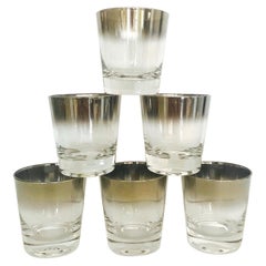 Set of Six Whiskey Barware Glasses by Dorothy Thorpe, 1960s