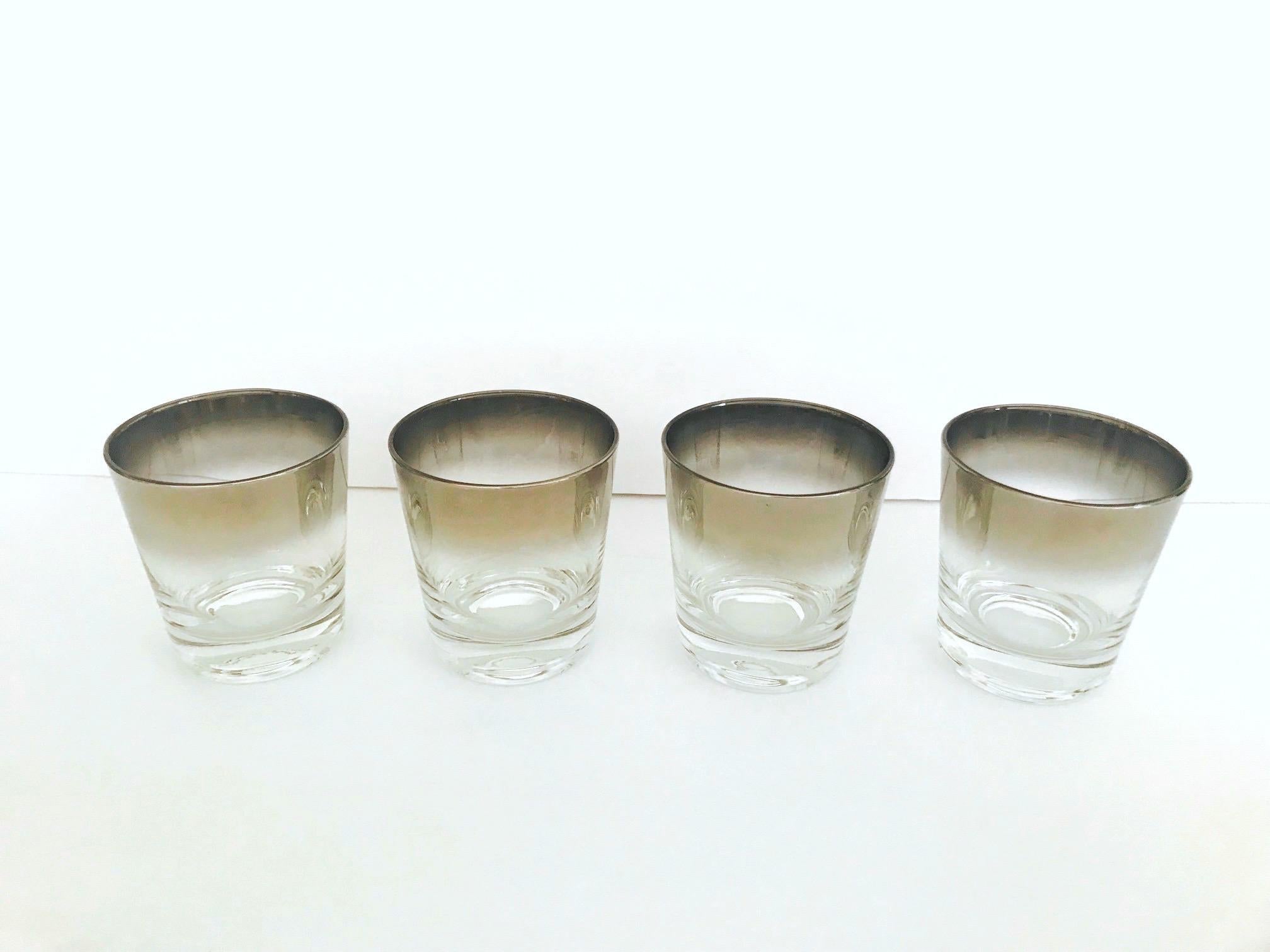 Set of Six Whiskey Barware Glasses by Dorothy Thorpe, circa 1960s 3