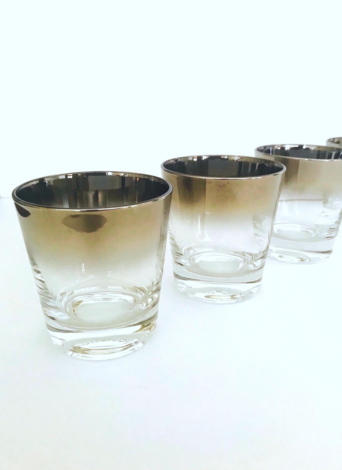 Set of Six Whiskey Barware Glasses by Dorothy Thorpe, circa 1960s 1