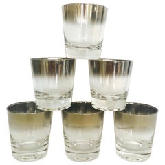 Set of Six Whiskey Barware Glasses by Dorothy Thorpe, circa 1960s