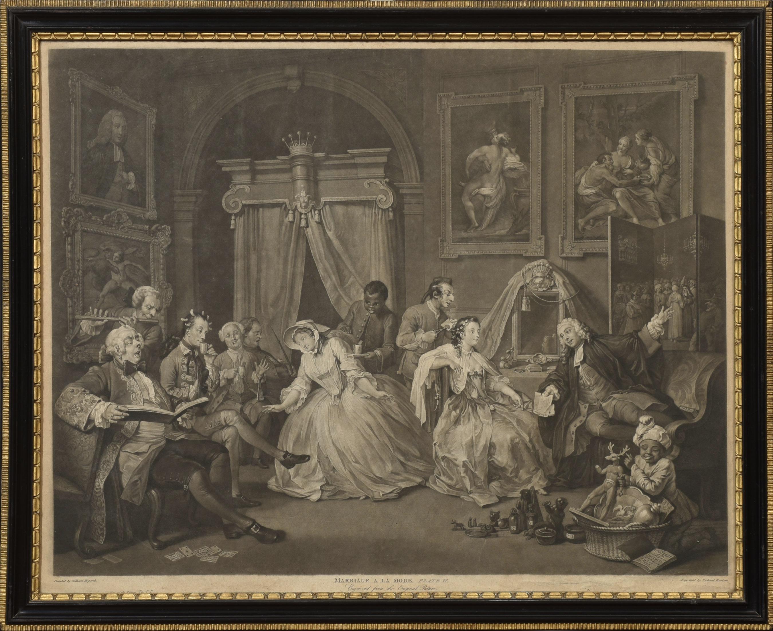 Set of six William Hogarth engravings In Good Condition In Cheshire, GB