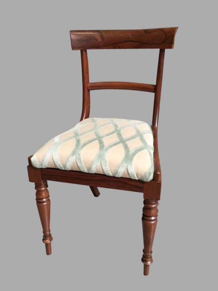Mid-19th Century Set of Six William IV Rosewood Side Chairs