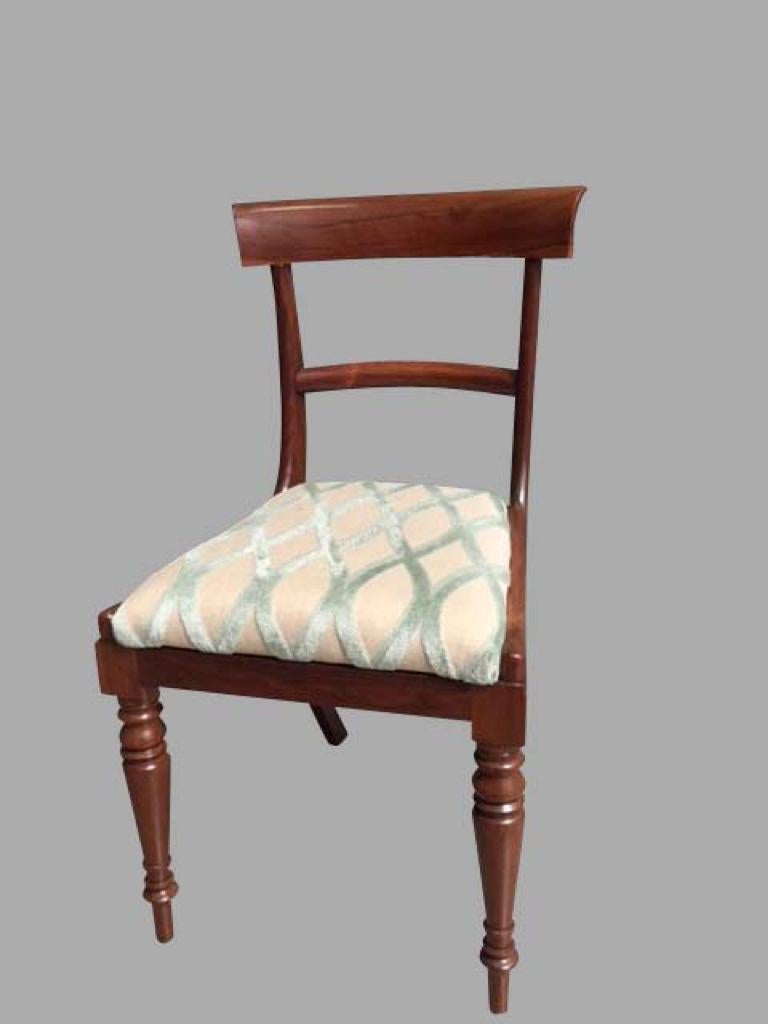 Set of Six William IV Rosewood Side Chairs 1