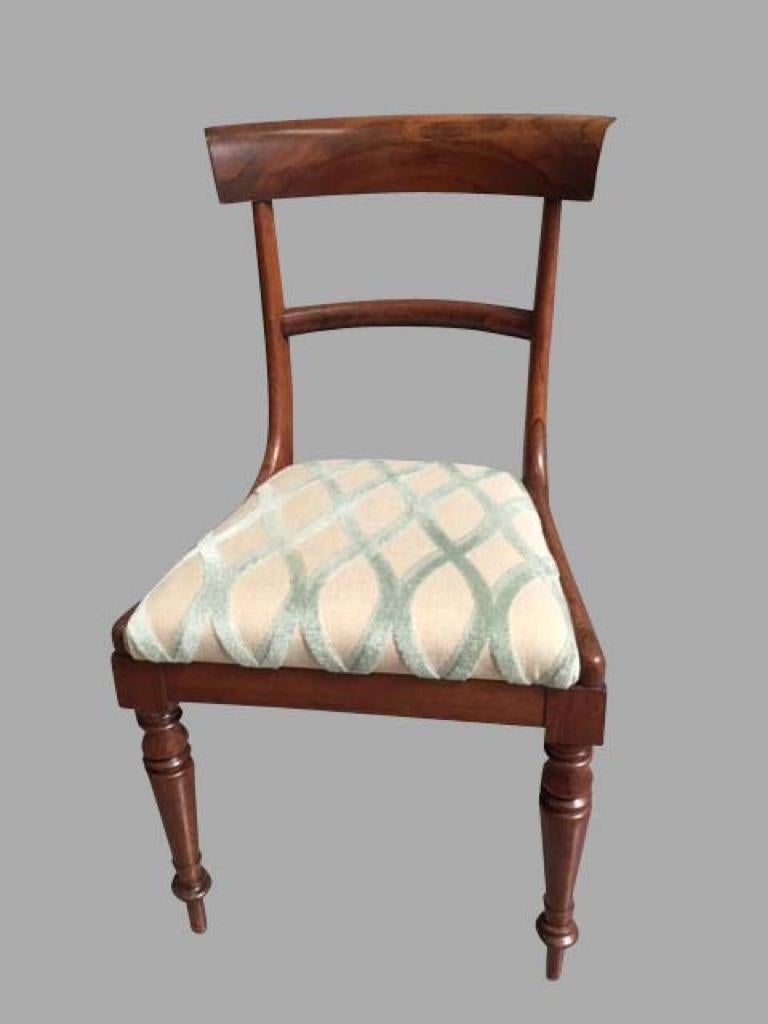 Set of Six William IV Rosewood Side Chairs 2