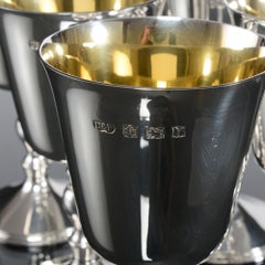 Set of Six Wine Goblets