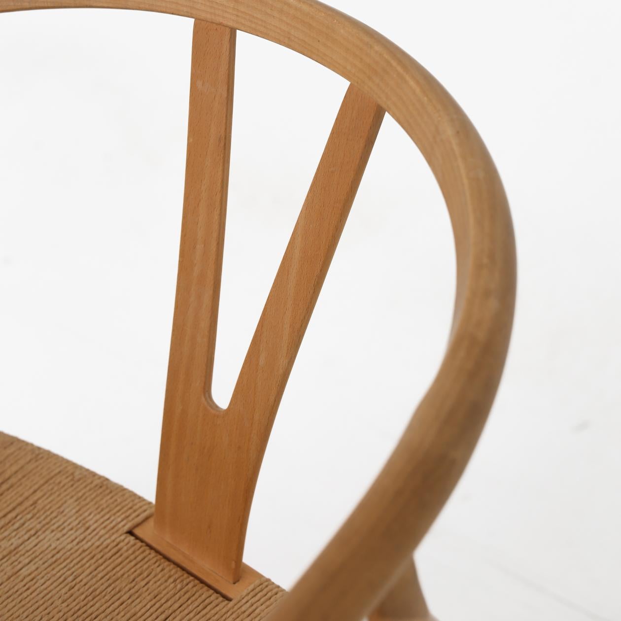 Danish Set of Six Wishbone Chairs by Hans J. Wegner For Sale