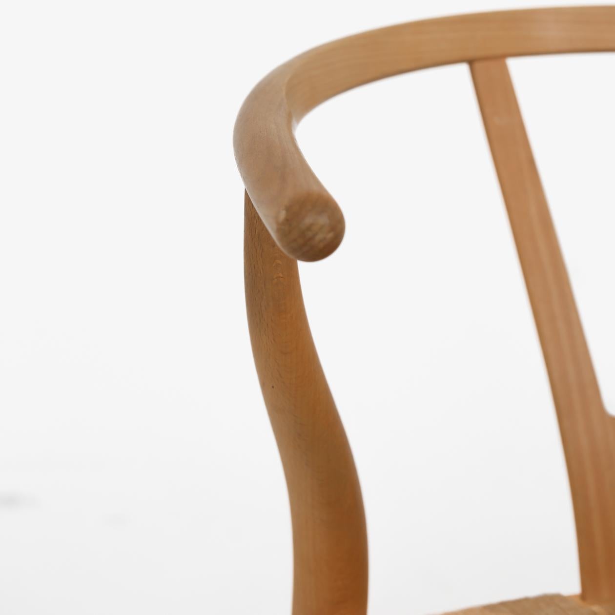 Set of Six Wishbone Chairs by Hans J. Wegner For Sale 1