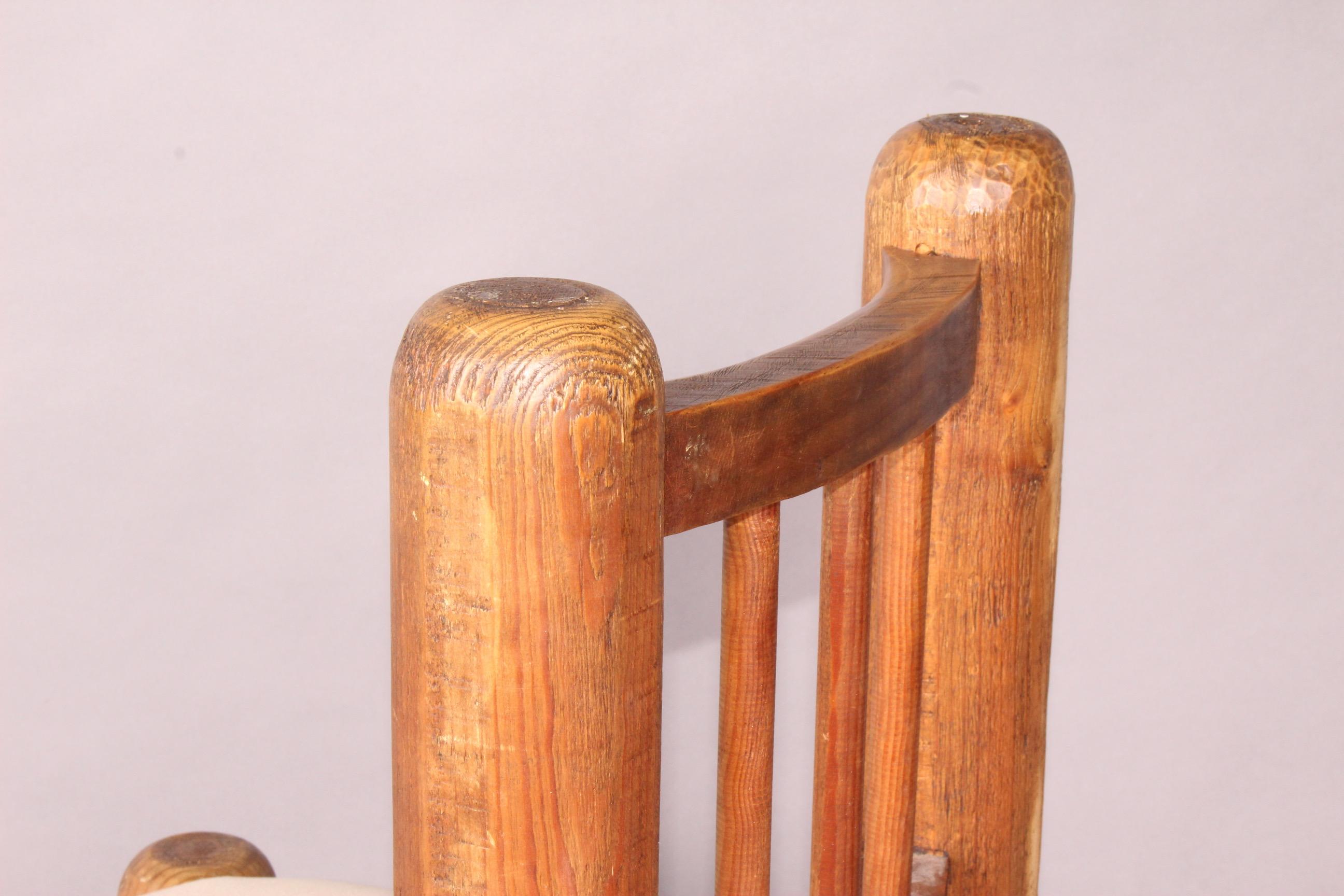 Set of Six Wood Chairs 3