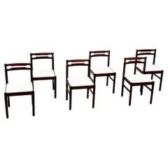 Used Set of six wooden dining chairs
