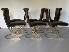Ensemble de six chaises de salle à manger Z. par Pierre Cardin 1970