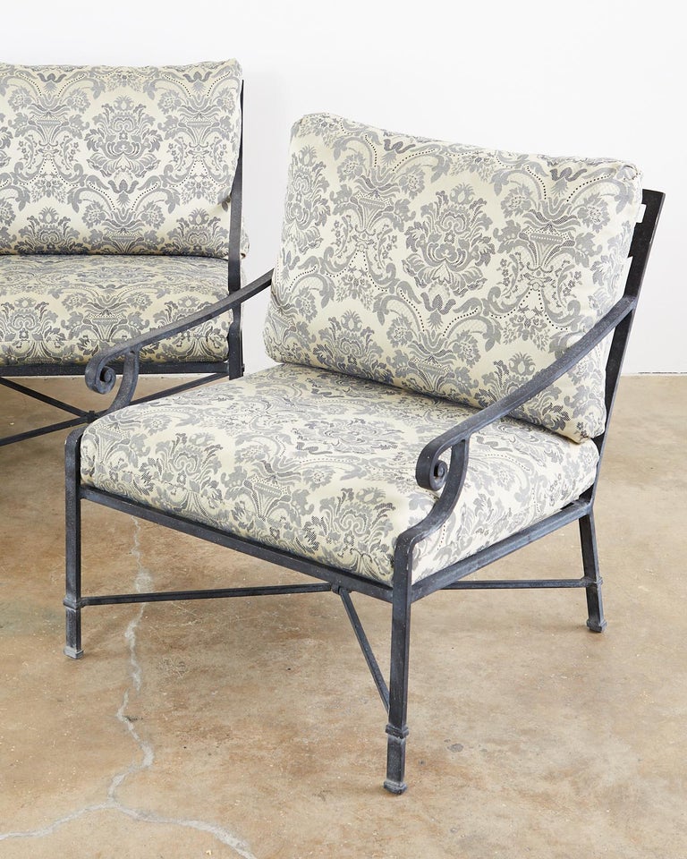 Set of Eight Brown Jordan Patio Lounge Chairs For Sale at 1stDibs