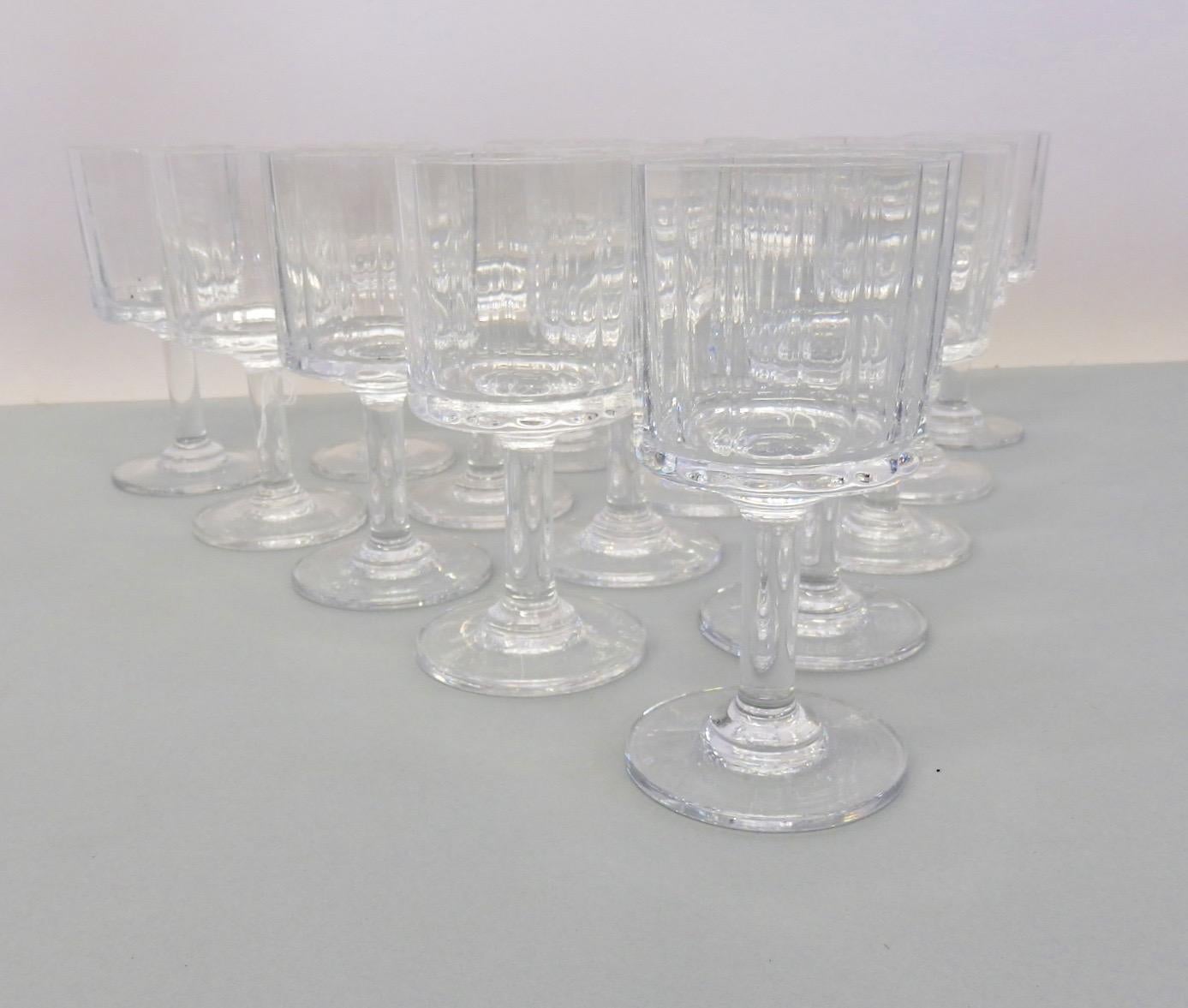 Juego de dieciséis vasos de agua Dansk French JHQ Gustav Goblets Francés en venta
