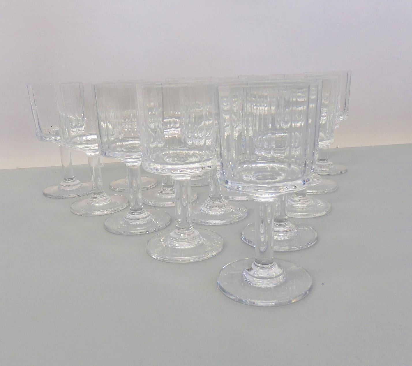 Juego de dieciséis vasos de agua Dansk French JHQ Gustav Goblets en Bueno estado para la venta en Ferndale, MI