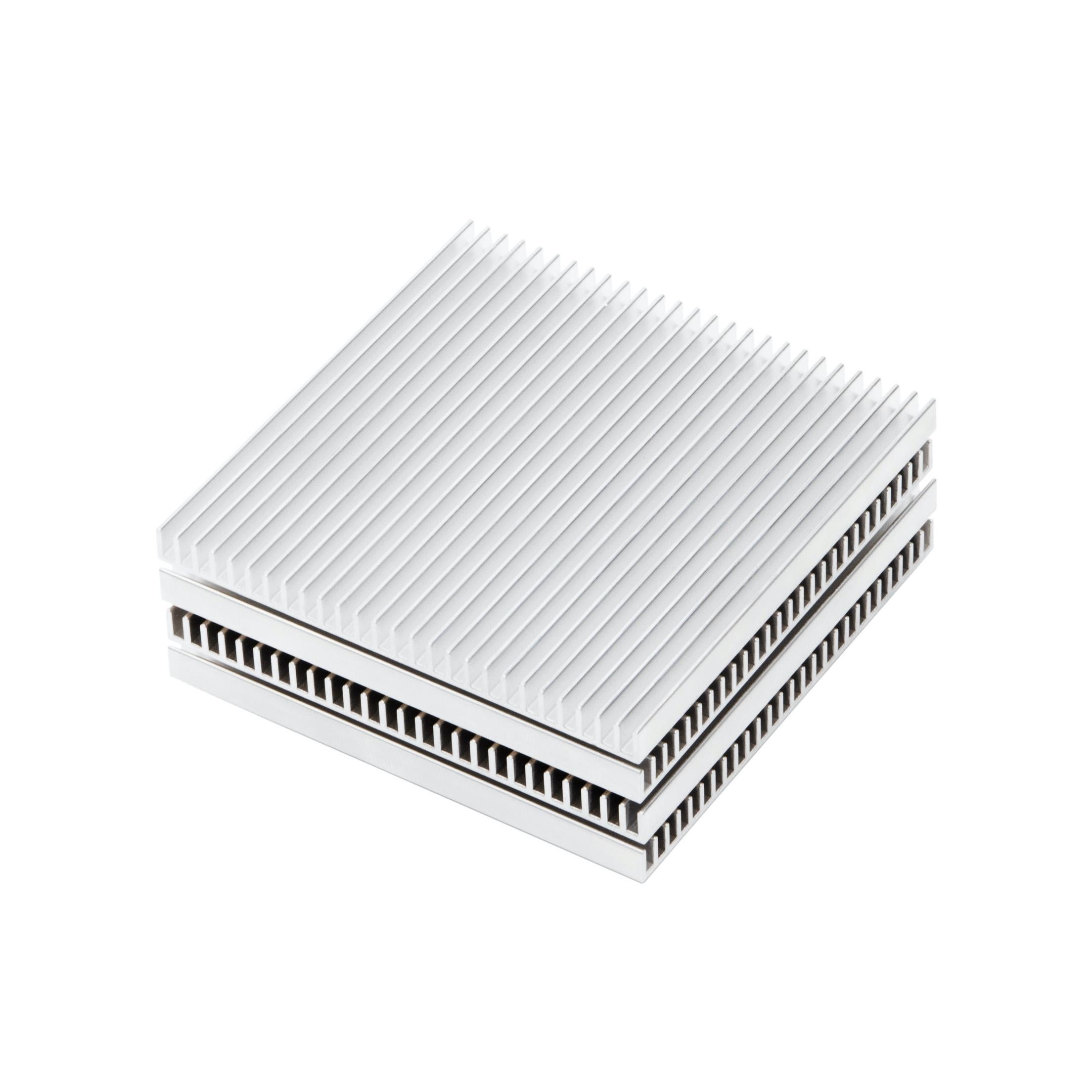 Modern Set of Sixteen Fin Coasters from Souda, In Stock, Silver For Sale