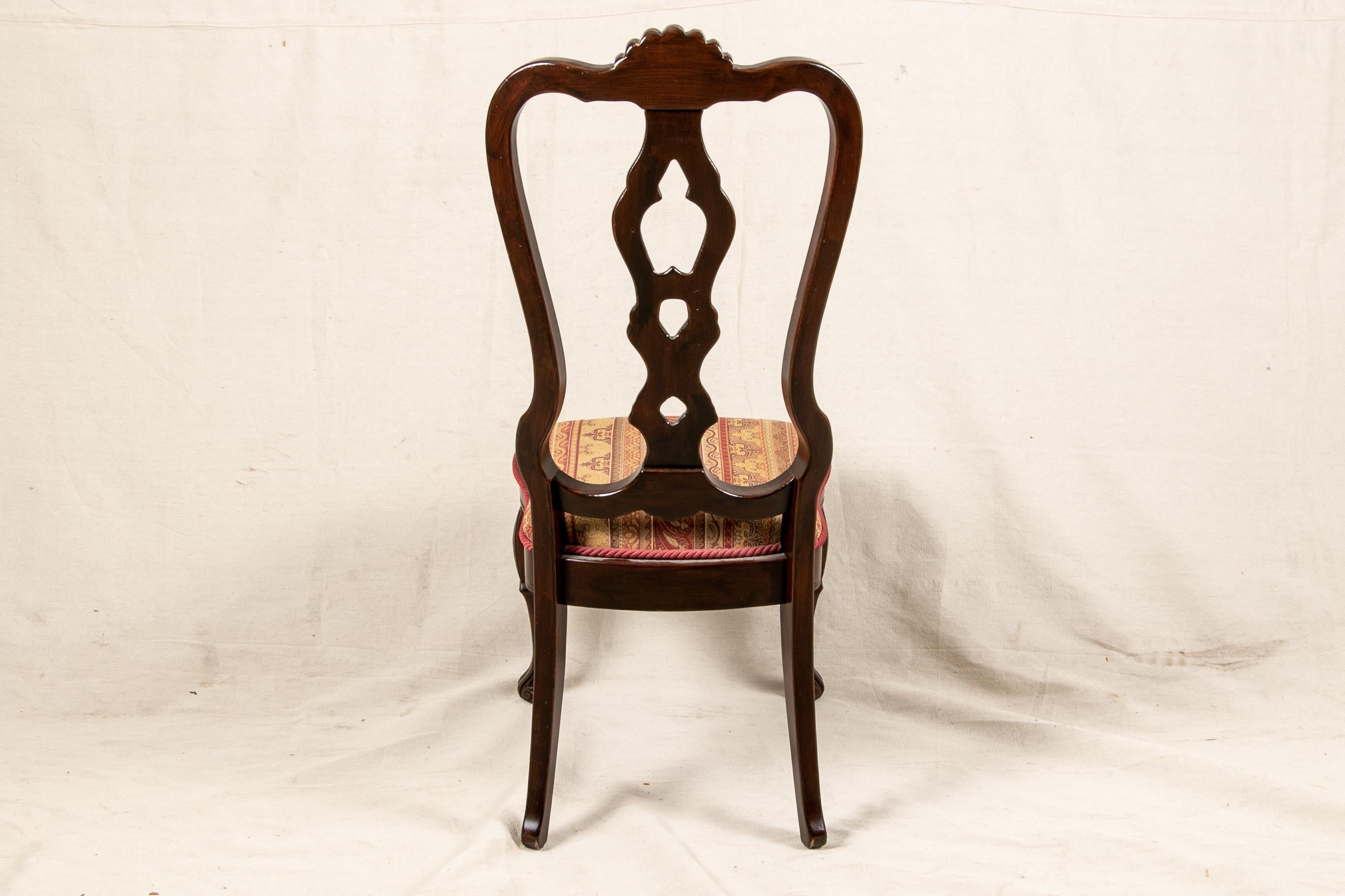 Set Of Sixteen Vintage Mahogany Georgian Style Dining Chairs 3