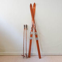 Set of Ski Equipment, by Heinrich Hammer, 1930s