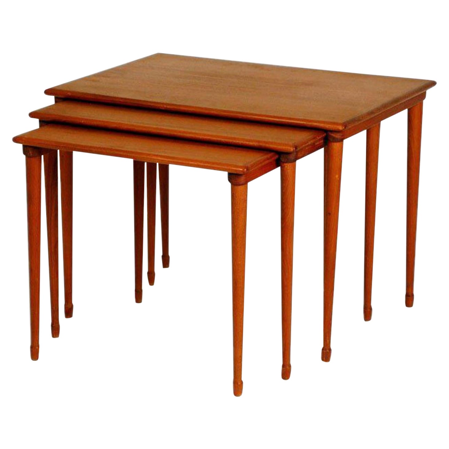 Set schlanker skandinavischer Schachteltische von Brode Blindheim
