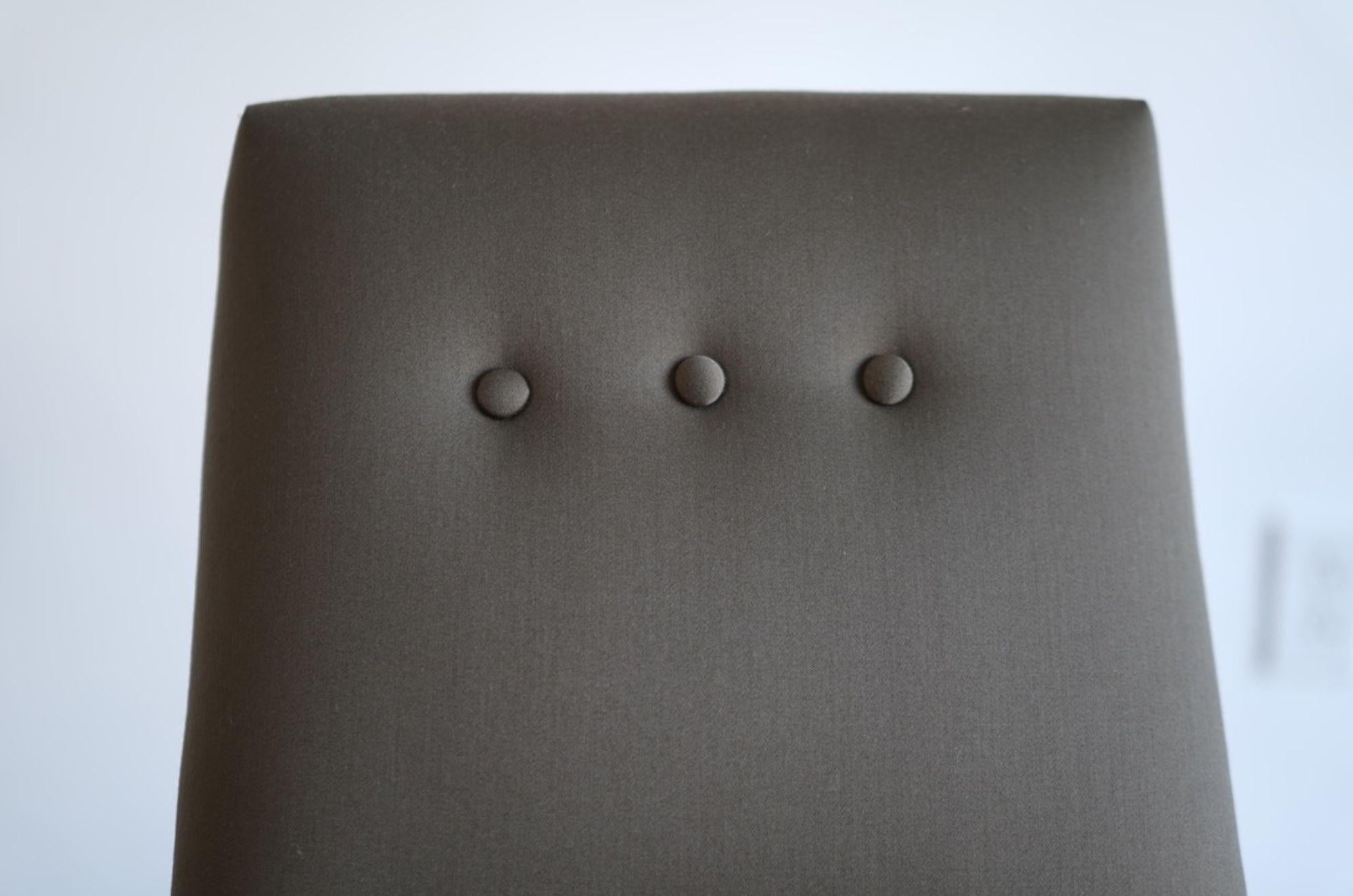 Soie Ensemble de chaises à pantoufles par Erwin Lambeth, C. 1950s en vente