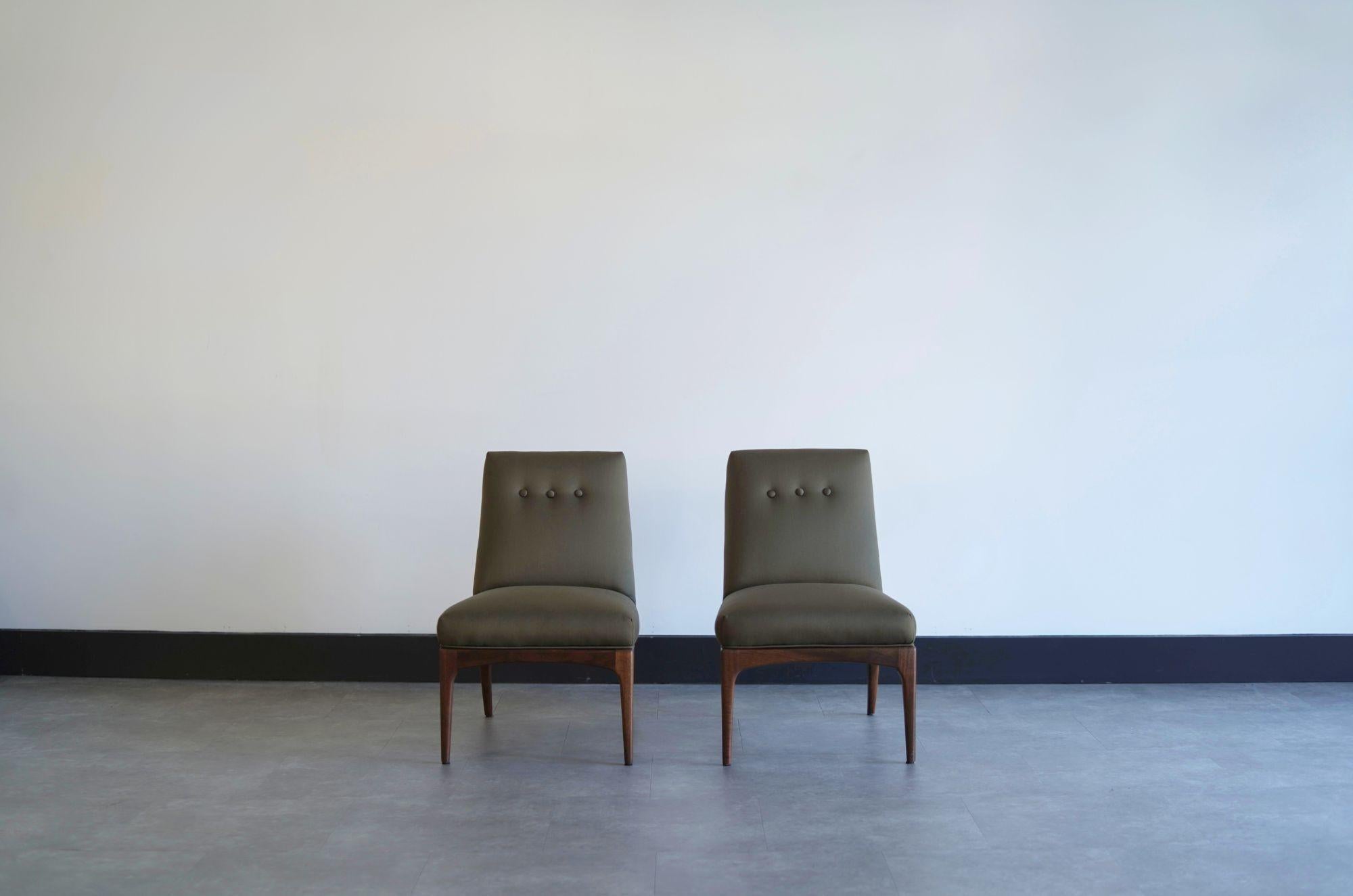Ensemble de chaises à pantoufles par Erwin Lambeth, C. 1950s en vente 1