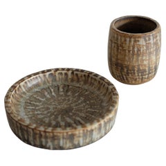 Ensemble de petits bols et vases en céramique de Gunnar Nylund