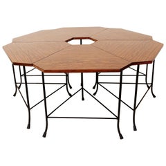 Ensemble de petites tables en formica Fleur