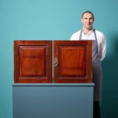 Set of Small Reclaimed Mahogany Cabinet Doors