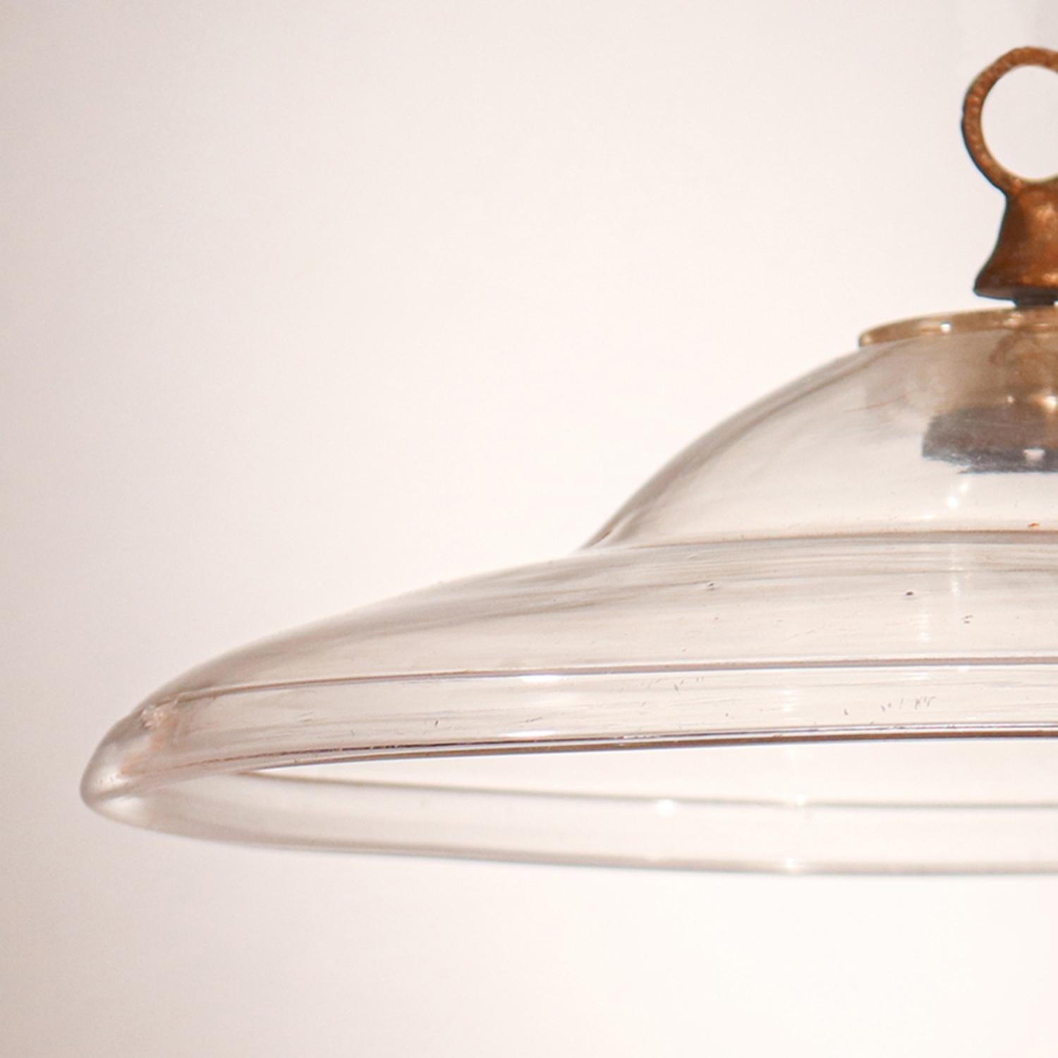 Victorian Set of Smoke Bells/Lids for Antique Bell Jar Lanterns