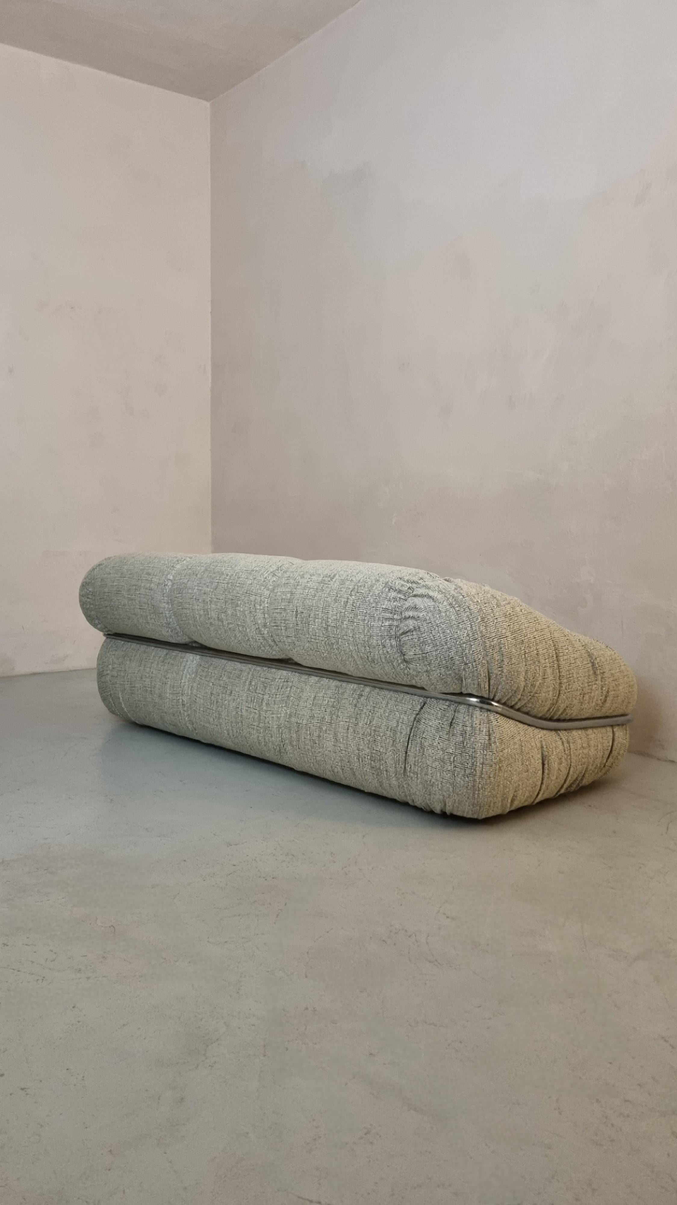 Set of sofa 3 seater and armchairs of Italian Production, 1970 1