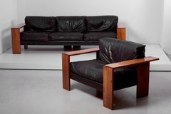 Set of Sofa and Lounge Chair by Afra & Tobia Scarpa for Maxalto, Italy - 1970s