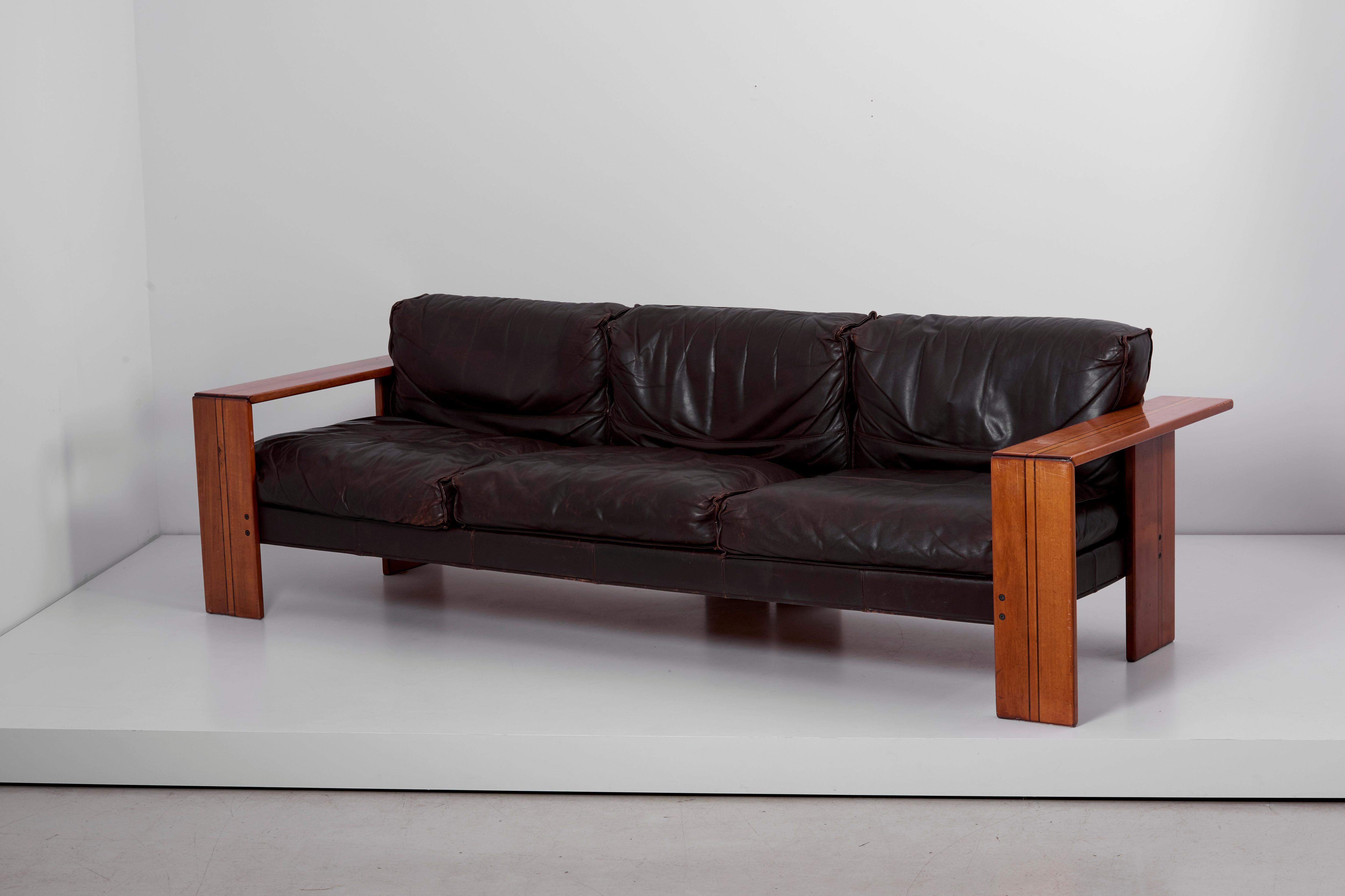 Mid-Century Modern Set of Sofa and Lounge Chair by Afra & Tobia Scarpa for Maxalto, Italy - 1970s