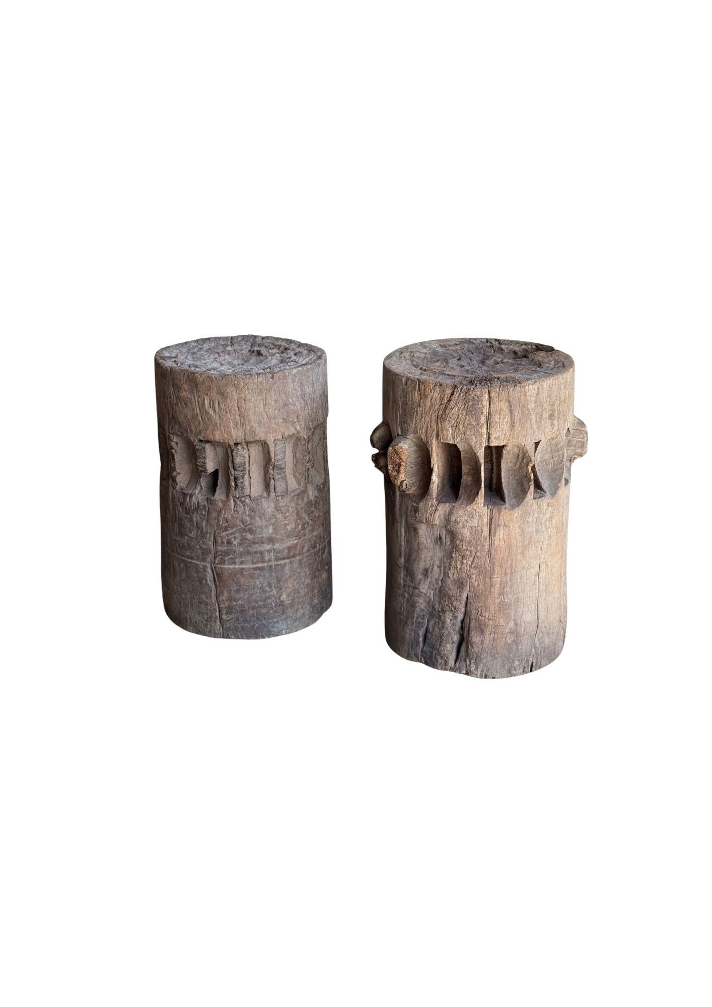 Set di frantumatori / macinini per canna da zucchero in teak massiccio di Giava, Indonesia, 1900 ca. In condizioni buone in vendita a Jimbaran, Bali